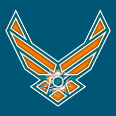 Airforce Miami Dolphins Logo heat sticker