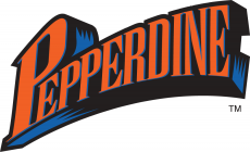 Pepperdine Waves 1998-2003 Wordmark Logo heat sticker