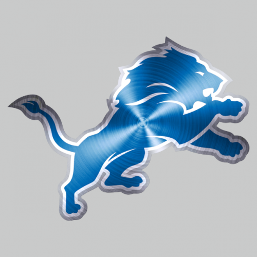 Detroit Lions Stainless steel logo custom vinyl decal