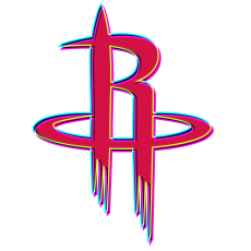 Phantom Houston Rockets logo heat sticker