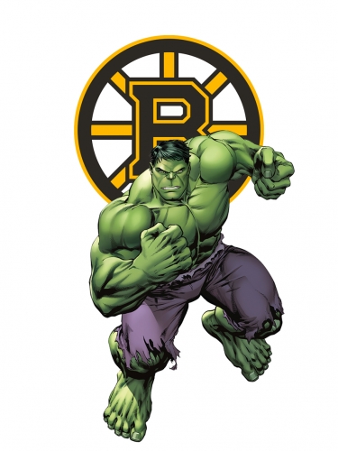 Boston Bruins Hulk Logo custom vinyl decal