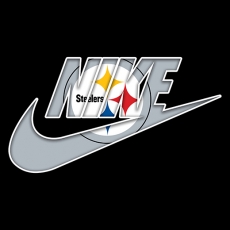 Pittsburgh Steelers Nike logo heat sticker