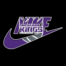 Sacramento Kings Nike logo heat sticker