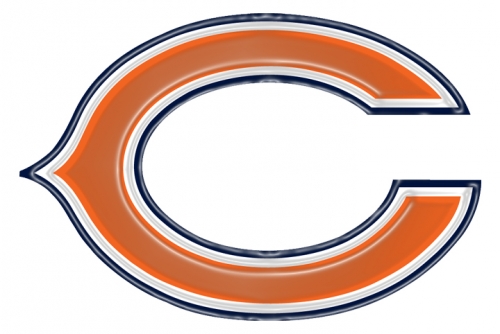 Chicago Bears Plastic Effect Logo heat sticker