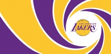 007 Los Angeles Lakers logo heat sticker