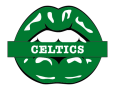 Boston Celtics Lips Logo Lips Logo custom vinyl decal