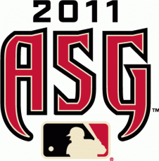 MLB All-Star Game 2011 Wordmark 01 Logo custom vinyl decal