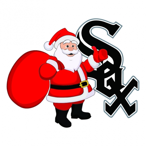 Chicago White Sox Santa Claus Logo heat sticker