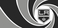 007 Los Angeles Kings logo heat sticker