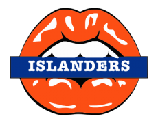 New York Islanders Lips Logo heat sticker