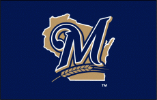Milwaukee Brewers 2000-2006 Batting Practice Logo custom vinyl decal