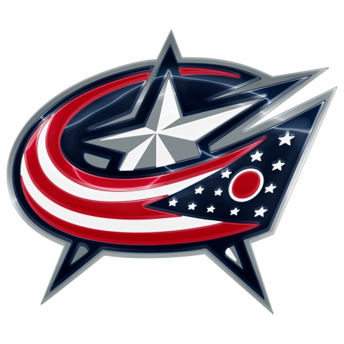 Columbus Blue Jackets Crystal Logo custom vinyl decal