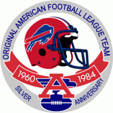 Buffalo Bills 1984 Anniversary Logo 01 heat sticker