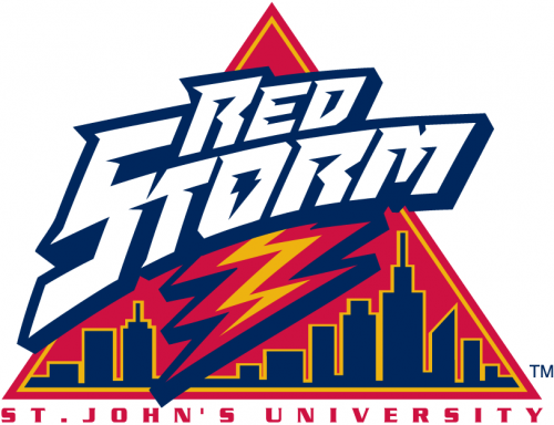 St.Johns RedStorm 1992-2001 Alternate Logo custom vinyl decal