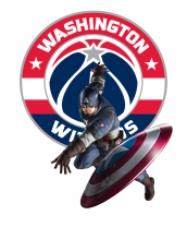 Washington Wizards Captain America Logo custom vinyl decal