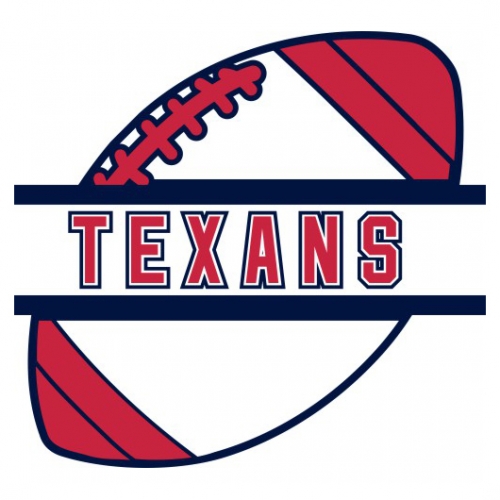 Football Houston Texans Logo heat sticker