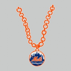New York Mets Necklace logo heat sticker