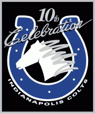 Indianapolis Colts 1993 Anniversary Logo custom vinyl decal