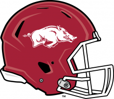 Arkansas Razorbacks 2014-Pres Helmet Logo custom vinyl decal