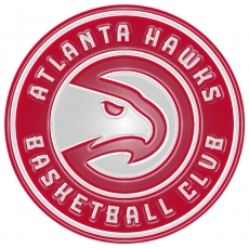 Atlanta Hawks Plastic Effect Logo heat sticker