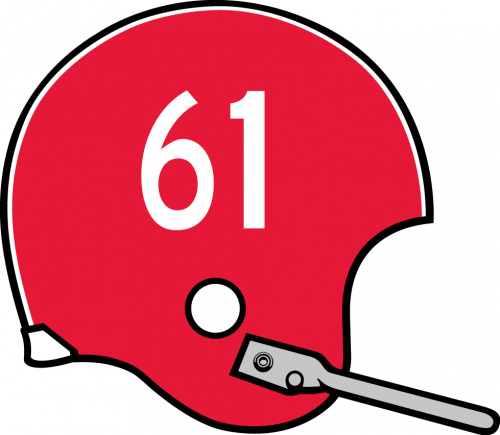 Nebraska Cornhuskers 1957-1960 Helmet heat sticker