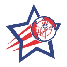 New York Yankees Baseball Goal Star logo heat sticker
