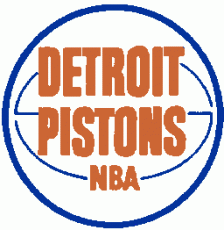 Detroit Pistons 1975-1978 Primary Logo heat sticker