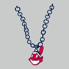 Cleveland Indians Necklace logo custom vinyl decal