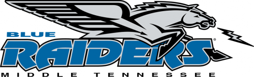 Middle Tennessee Blue Raiders 1998-2006 Primary Logo custom vinyl decal