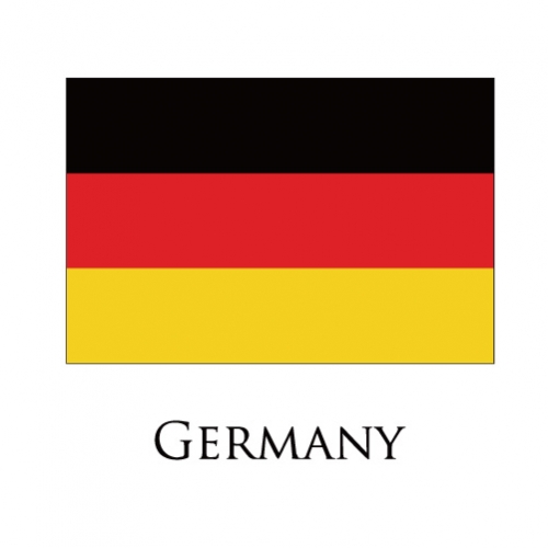 Germany flag logo custom vinyl decal