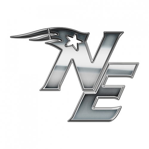 New England Patriots Silver Logo custom vinyl decal