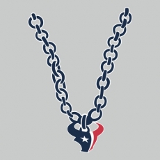 Houston Texans Necklace logo heat sticker