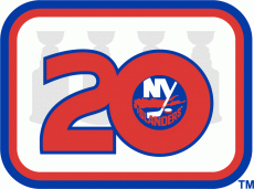 New York Islanders 1991 92 Anniversary Logo custom vinyl decal