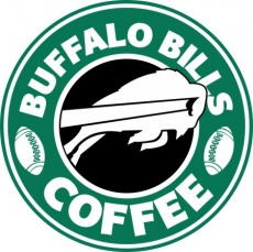 Buffalo Bills starbucks coffee logo heat sticker