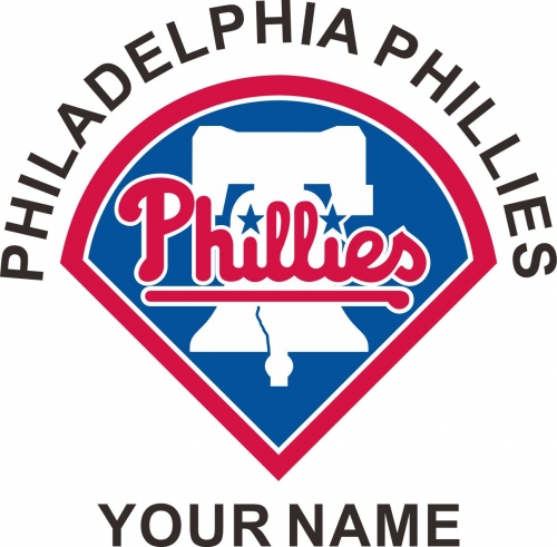 Philadelphia Phillies Customized Logo custom vinyl decal