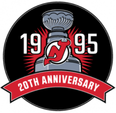 New Jersey Devils 2014 15 Anniversary Logo custom vinyl decal