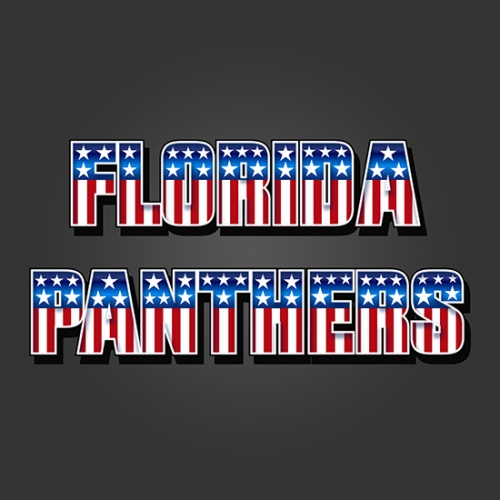 Florida Panthers American Captain Logo custom vinyl decal