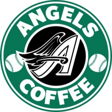 Los Angeles Angels Of Anaheim Starbucks Coffee Logo heat sticker