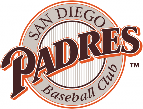 San Diego Padres 1990 Primary Logo custom vinyl decal