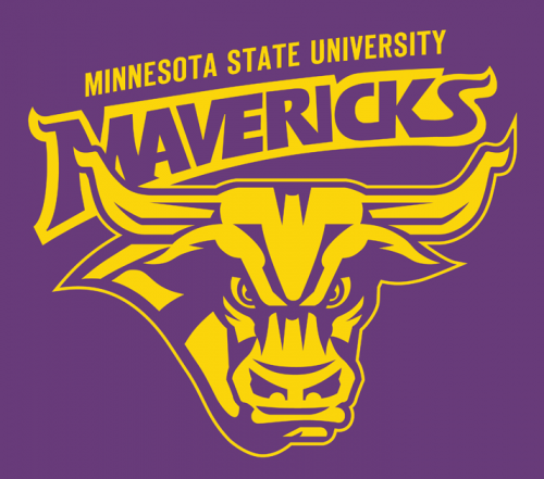 Minnesota State Mavericks 2001-Pres Alternate Logo 02 custom vinyl decal