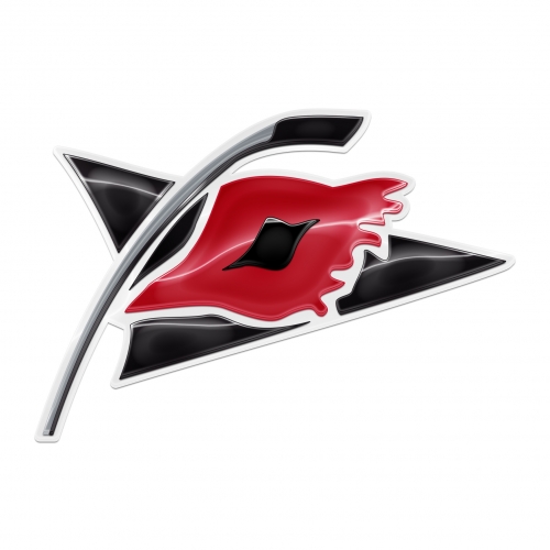 Carolina Hurricanes Crystal Logo heat sticker