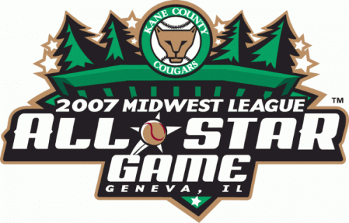 All-Star Game 2007 Primary Logo 2 heat sticker