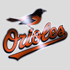 Baltimore Orioles Stainless steel logo heat sticker