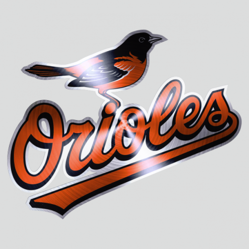 Baltimore Orioles Stainless steel logo custom vinyl decal