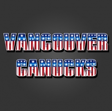 Vancouver Canucks American Captain Logo custom vinyl decal