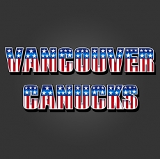 Vancouver Canucks American Captain Logo heat sticker