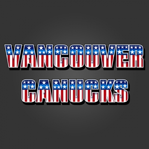 Vancouver Canucks American Captain Logo heat sticker