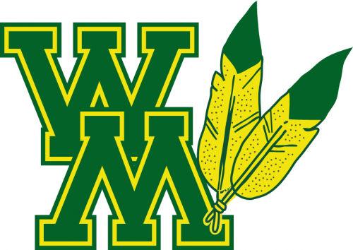 William and Mary Tribe 1974-2003 Primary Logo custom vinyl decal