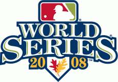 MLB World Series 2008 Wordmark Logo custom vinyl decal