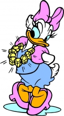 Donald Duck Logo 59 heat sticker